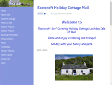 Tablet Screenshot of eastcroftholidaycottagemull.co.uk